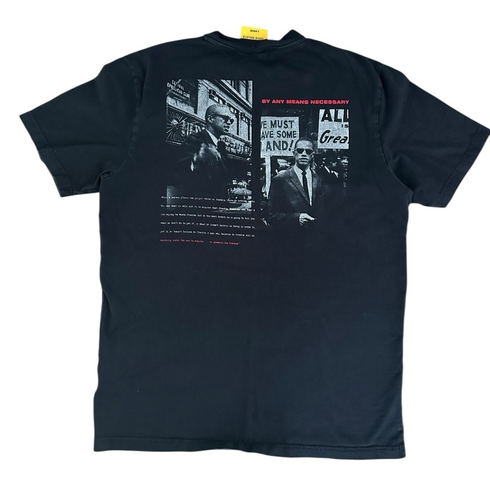 Malcolm X x Shoe Palace Graphic Tee – Limited Collab – Size L